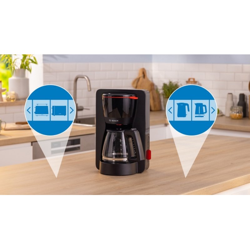 Bosch TKA3M133 coffee maker Drip coffee maker 1.25 L