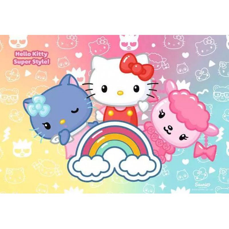 Kinderpuzzle Hello Kitty Die besten Freunde (2x 24 Teile)