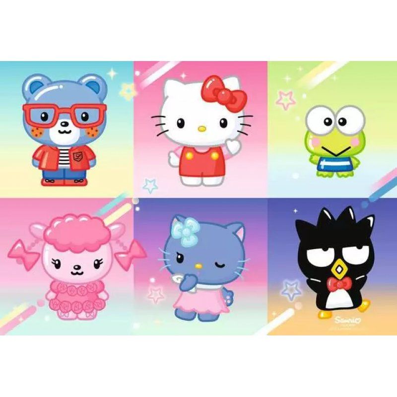 Kinderpuzzle Hello Kitty Die besten Freunde (2x 24 Teile)