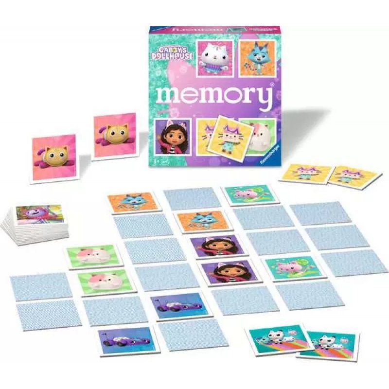 Ravensburger memory 22596 board/card game Gabby's Dollhouse Board game Matching
