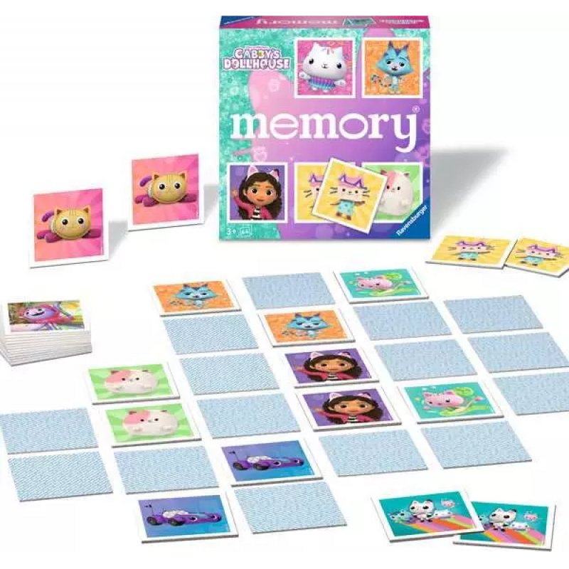 Ravensburger memory 22596 board/card game Gabby's Dollhouse Board game Matching