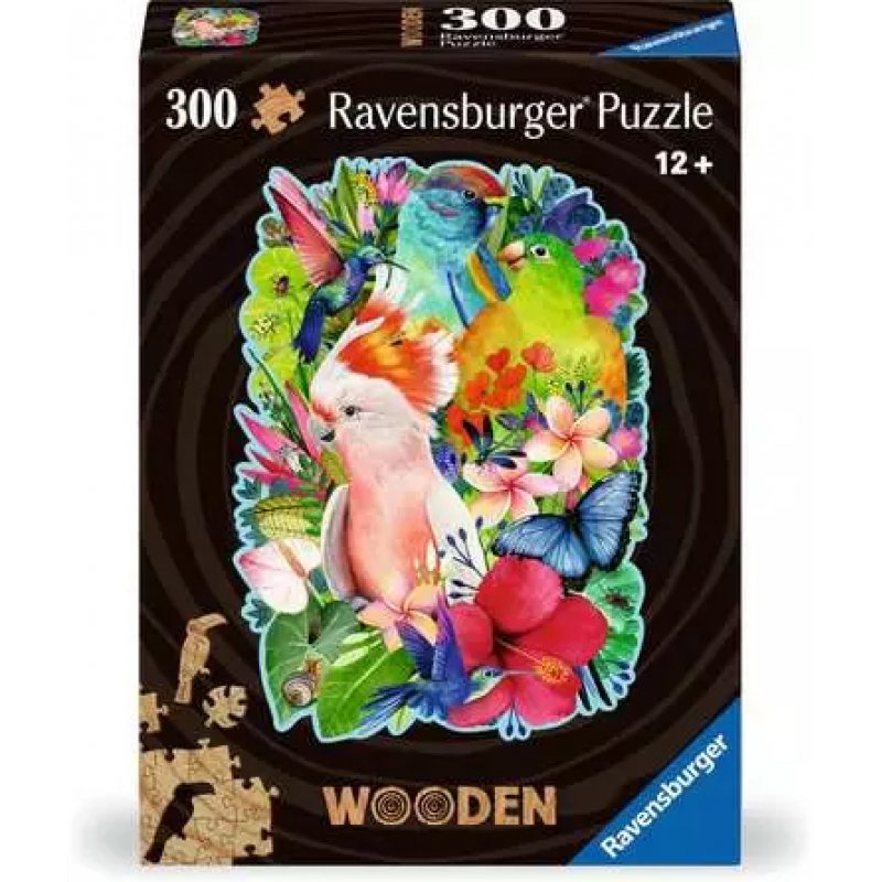 Wodden Puzzle Exotische Vögel (300 Teile)