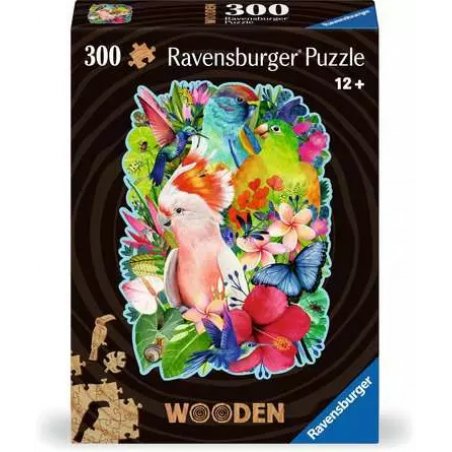 Wodden Puzzle Exotische Vögel (300 Teile)