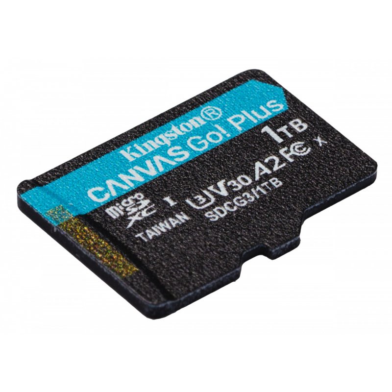 Kingston Technology Carte microSDXC Canvas Go Plus 170R A2 U3 V30 de 1 To sans ADP