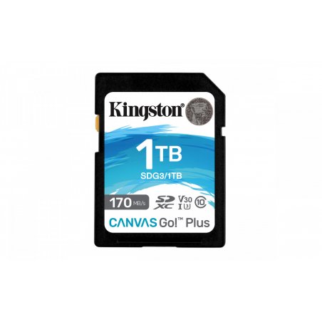 Kingston Technology 1TB SDXC Canvas Go Plus 170R C10 UHS-I U3 V30