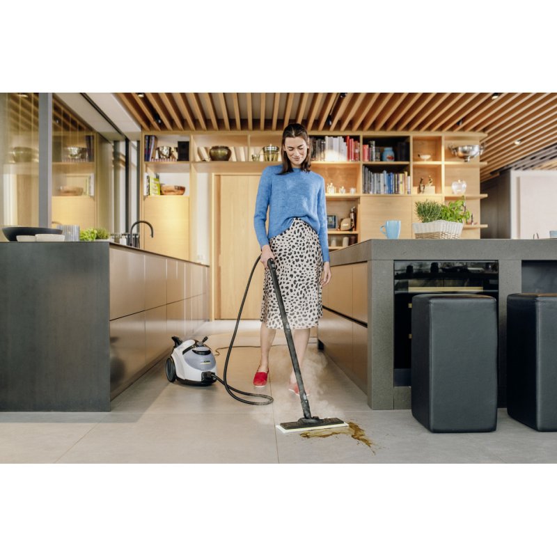 Kärcher SC 5 EasyFix IRON PLUG Nettoyeur vapeur traineau 1,5 L 2250 W Noir, Blanc