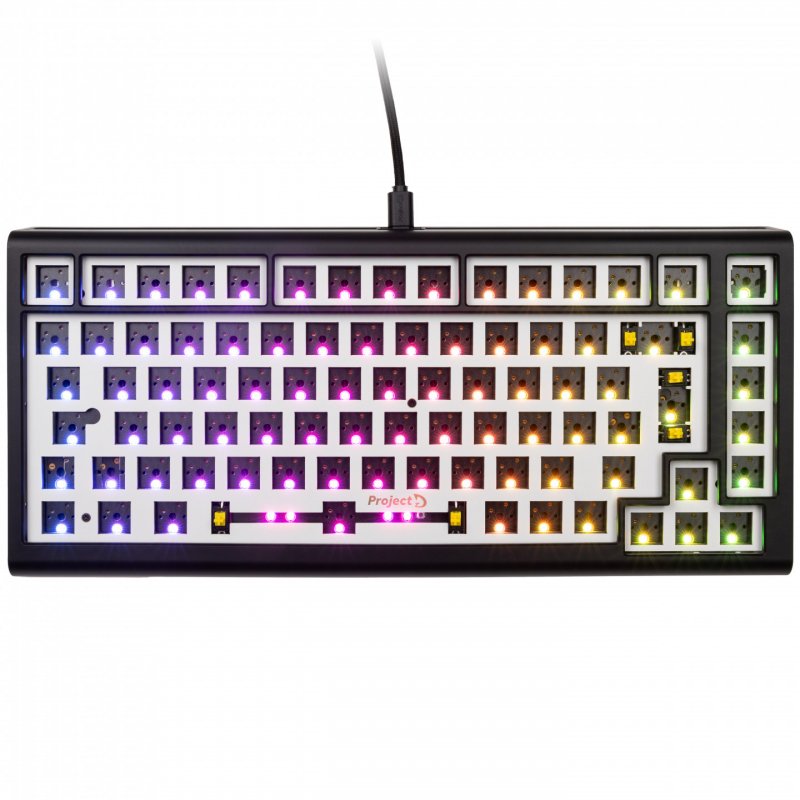 Ducky Tinker 75 Barebone Gaming-Tastatur, RGB - schwarz (ISO-DE)