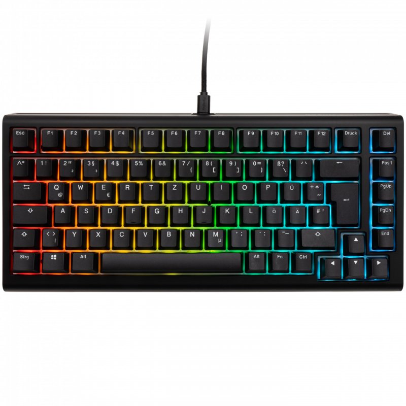 Ducky Tinker 75 Gaming-Tastatur, RGB - MX-Speed Silver (ISO-DE)
