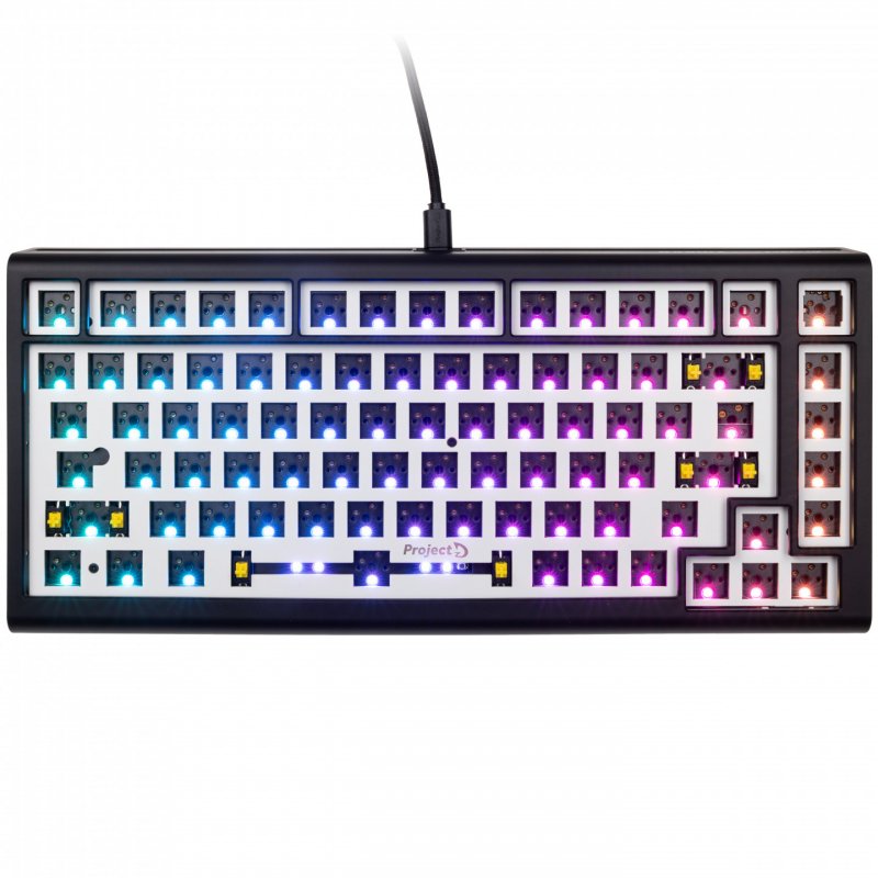 Ducky Tinker 75 Barebone Gaming-Tastatur, RGB - schwarz (ANSI)