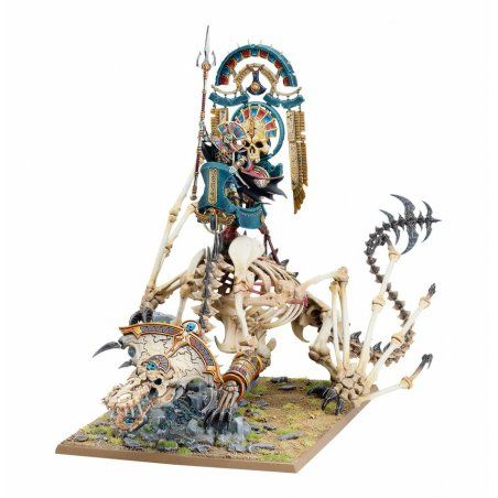 Warhammer ToW - Tomb Kings of Khemri Roi des Tombes / Prêtre Liche sur Dragon d'Os Nécrolithe