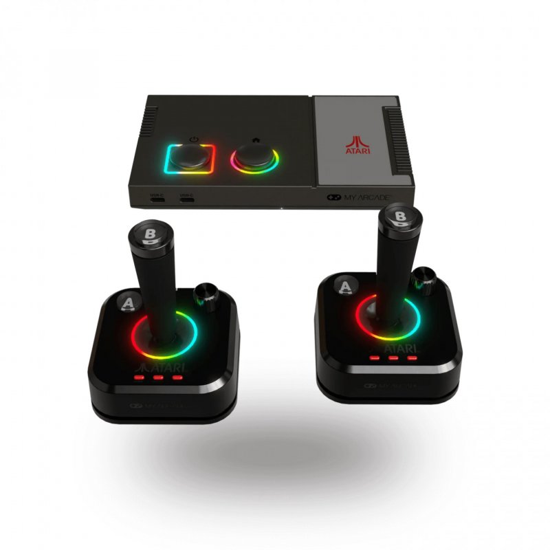 My Arcade ATARI GAMESTATION PRO Noir, Gris