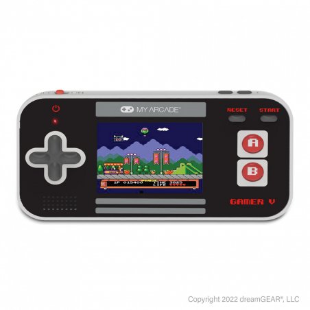 MY ARCADE, GAMER V CLASSIC (220 GAMES IN 1), BLACK/GRAY/RED