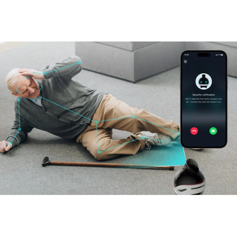 Enabot - EBO X Family and pet Companion and Security Robot - (WH287303)