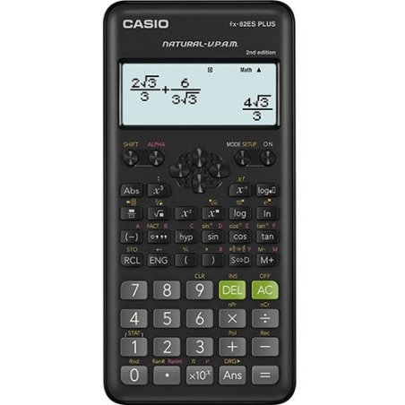 Casio FX-82ES PLUS-2 calculatrice Poche Calculatrice scientifique Noir