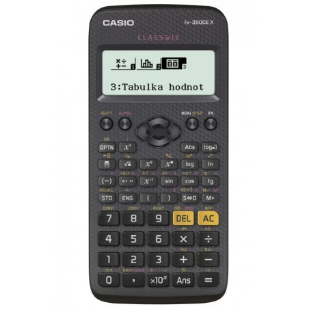 Casio FX-350CE X calculatrice Bureau Calculatrice scientifique Noir