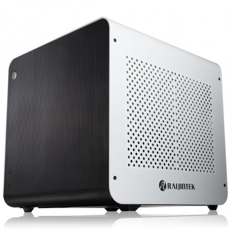 Raijintek compatible METIS EVO AL Mini-ITX-Gehäuse - argent