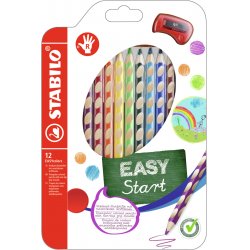 Stabilo - Ergonomic EASY Color pencils, right hand (12 pcs)