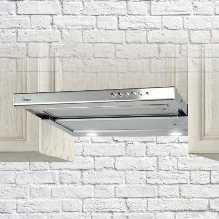 Akpo WK7LIGHT50IX cooker hood Semi built-in (pull out) Stainless steel 220 m³/h E