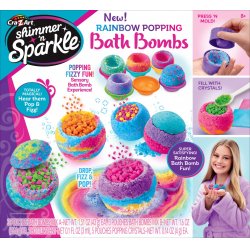 SHIMMER N SPARKLE RAINBOW POPPING BATH BOMBS (17345)