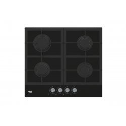 Beko HILG 642C5 SB Noir Intégré 60 cm Gaz 4 zone(s)