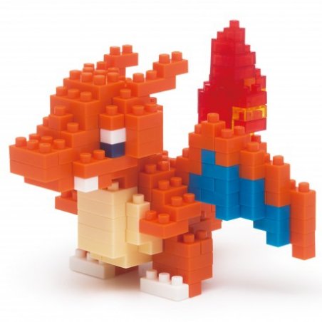 POKEMON - Dracaufeu - Figurine Nanoblock 10cm