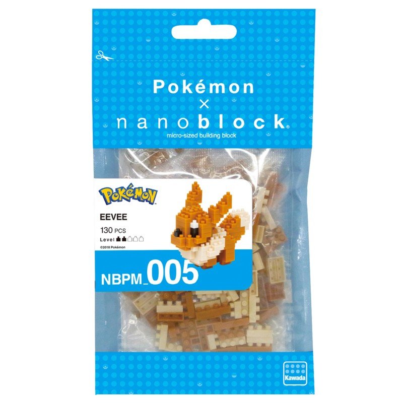 POKEMON - Evoli - Figurine Nanoblock 10cm