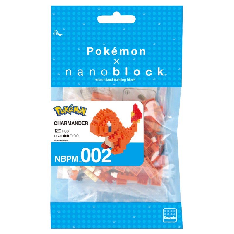 POKEMON - Salamèche - Figurine Nanoblock 10cm