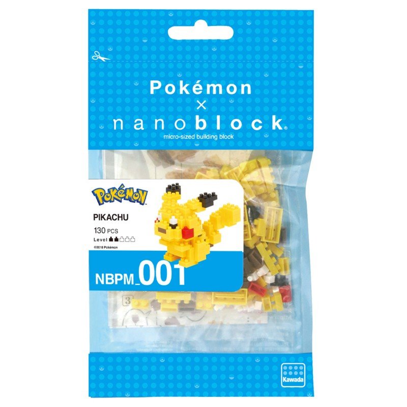 POKEMON - Pikachu - Figurine Nanoblock 10cm