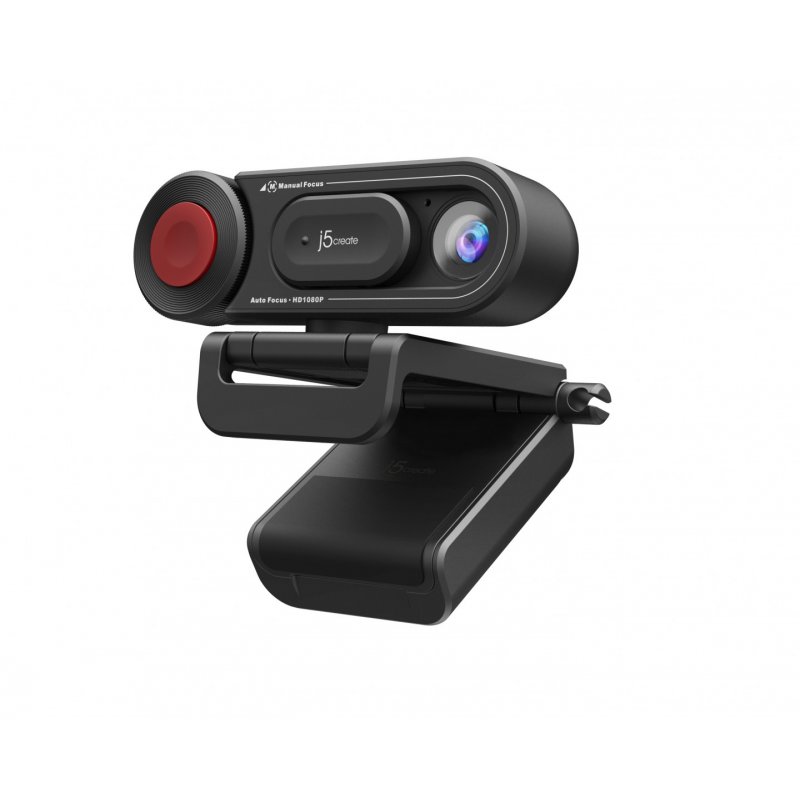 j5create - Webcam - Full HD, USB 2.0 / USB-C Anschluss / Auto- & manuellem Fokusschalter