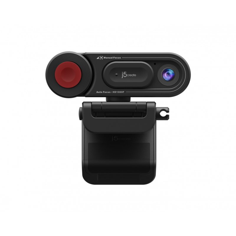 j5create - Webcam - Full HD, USB 2.0 / USB-C Anschluss / Auto- & manuellem Fokusschalter