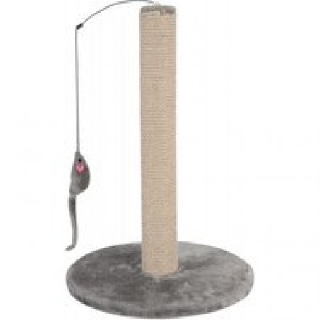 Zolux Cat scratching post with toy - grey