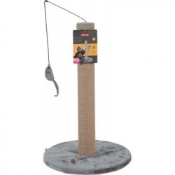 Zolux Cat scratching post with toy 63 cm - grey