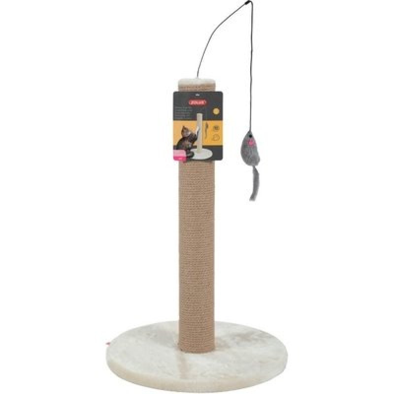 Zolux Cat scratching post with toy 63 cm - beige