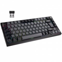 Corsair Gaming K65 Plus Wireless 75% RGB Gaming Tastatur, MLX RED - schwarz, grau