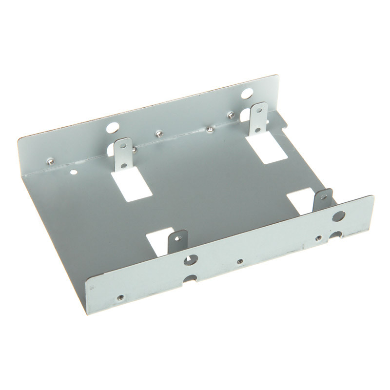 Berceau SilverStone compatible SST-SDP08-Lite double 2"1/2 dans une baie de 3"1/2 (Argent)