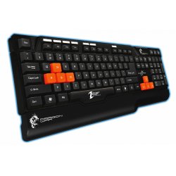 § Dragonwar Recon Clavier de jeu programmable Qwerty - 30 touches macro - 10 paramètres de profil - Nkey roller.