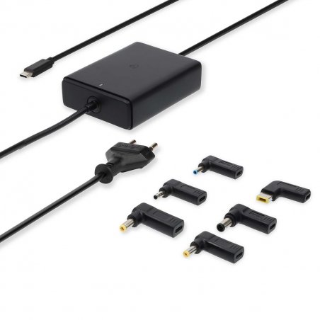Nedis Notebook Adapter Netzteil| GaN | 65 W | 5 / 9 / 12 / 15 / 20 V DC | 2.4 / 3.0 / 3.25 A | Benutzt für: Notebook /
