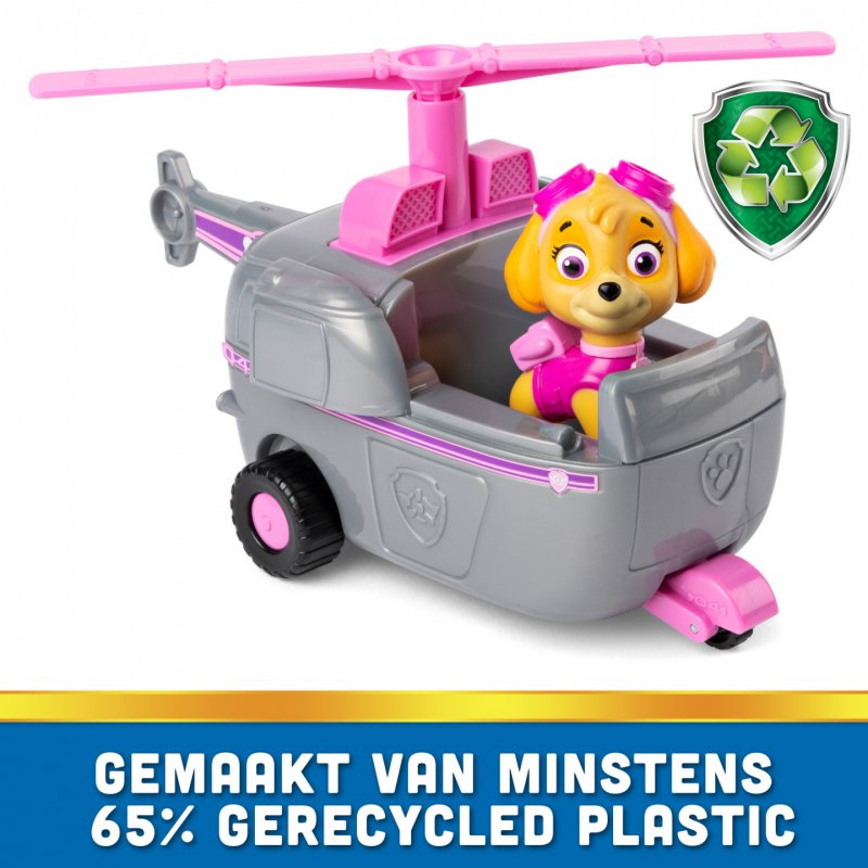 Paw Patrol - Helikopter mit Skye-Figur (grau/rosa)