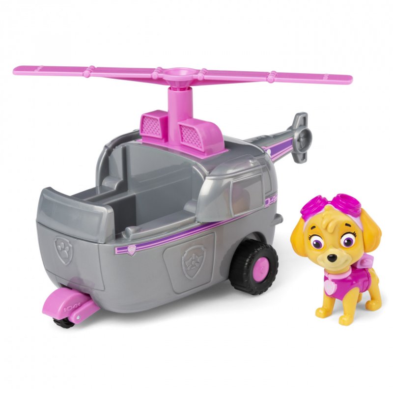 Paw Patrol - Helikopter mit Skye-Figur (grau/rosa)