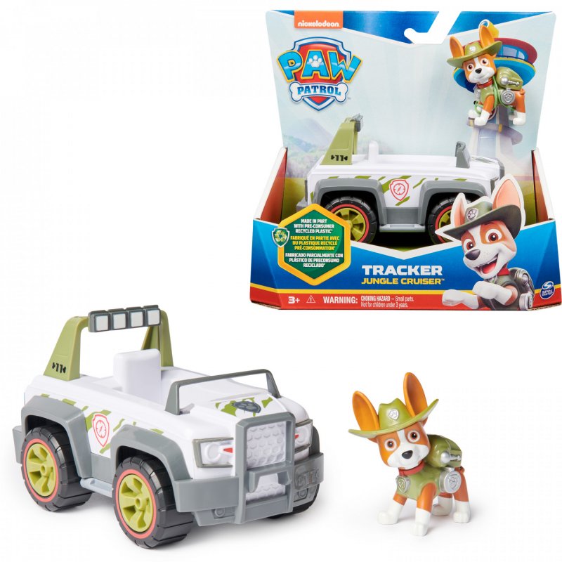 Paw Patrol - Dschungel-Truck mit Tracker-Figur