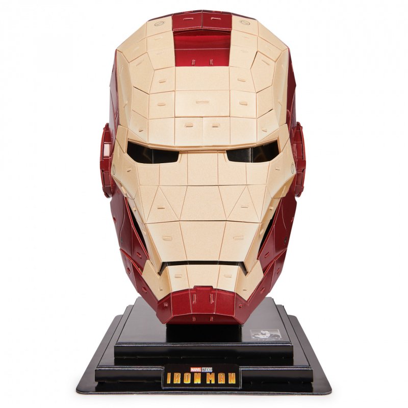 4D BUILD - Puzzle 3D Marvel - Maquette Avengers 96 Pièces - Casque Iron Man Inspiré de la Saga - Puzzle Adulte et Jeu