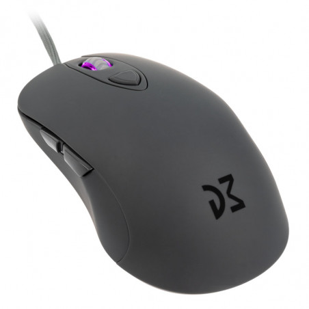 Dream Machines compatible DM1 FPS Smoke Grey Souris Gaming - RGB, dunkelgrau,
