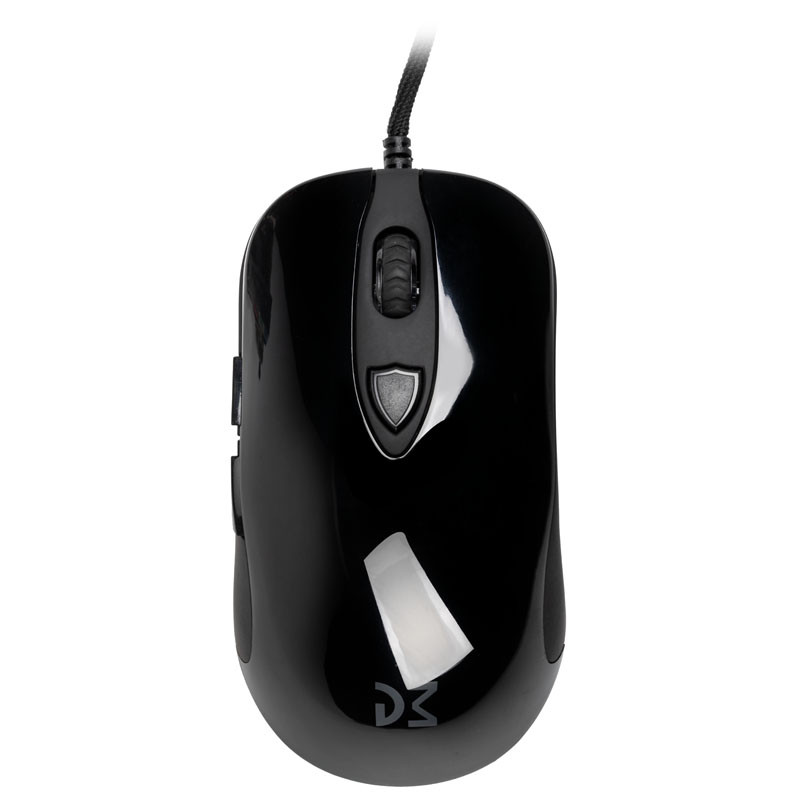 Dream Machines compatible DM1 FPS Onyx Black Gaming Maus - RGB, schwarz, glänzend