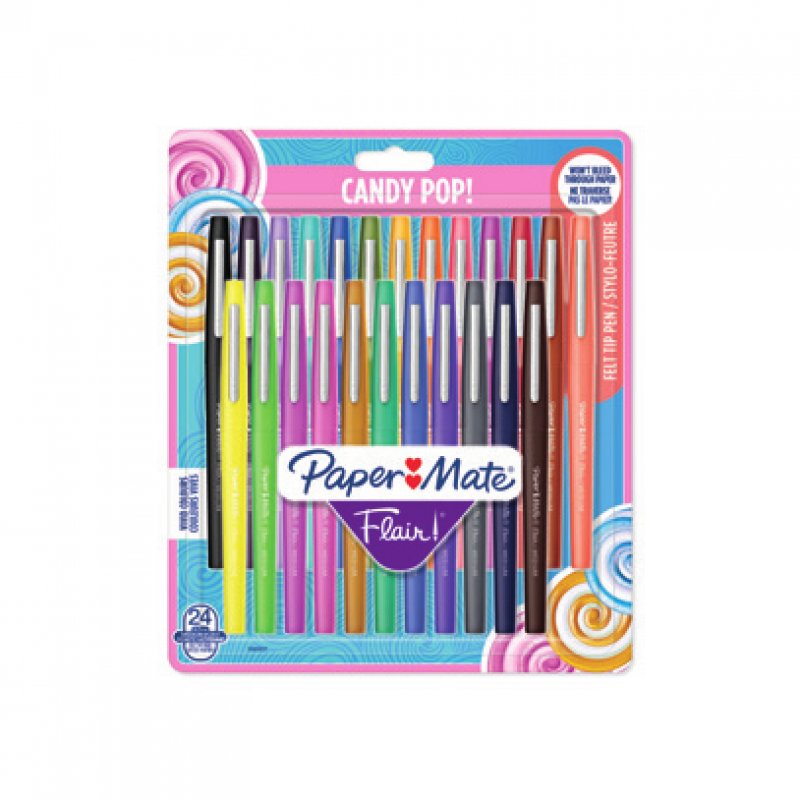 Paper Mate - Flair felt tip pen Candy Pop 24-Blister (1985617)