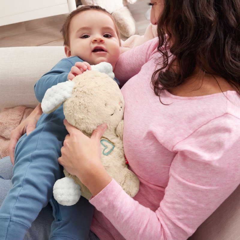 Fisher-Price – Peluche Veilleuse Mon Lapin Câlin