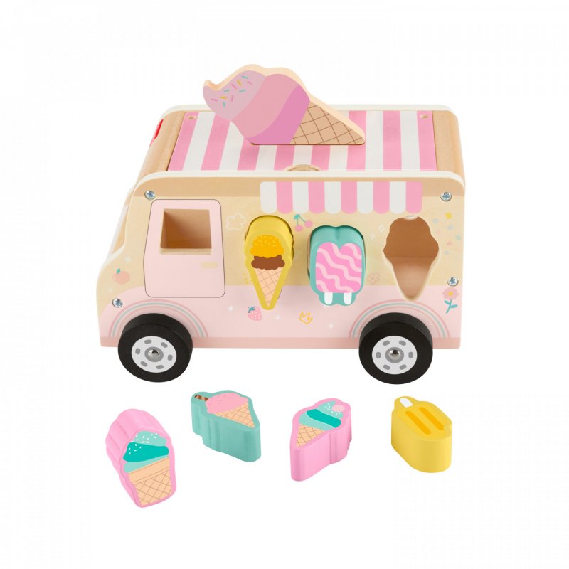 Fisher-Price Wooden Ice Cream Shape Sorter Set