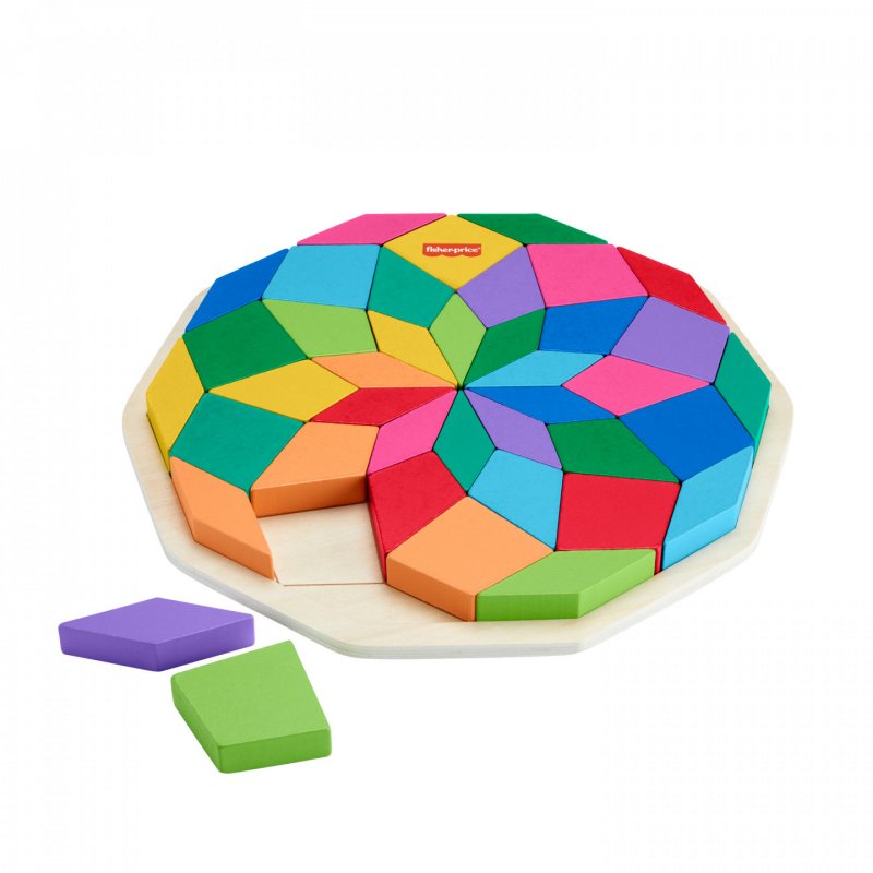 Mandalapuzzle aus Holz (40 Teile)