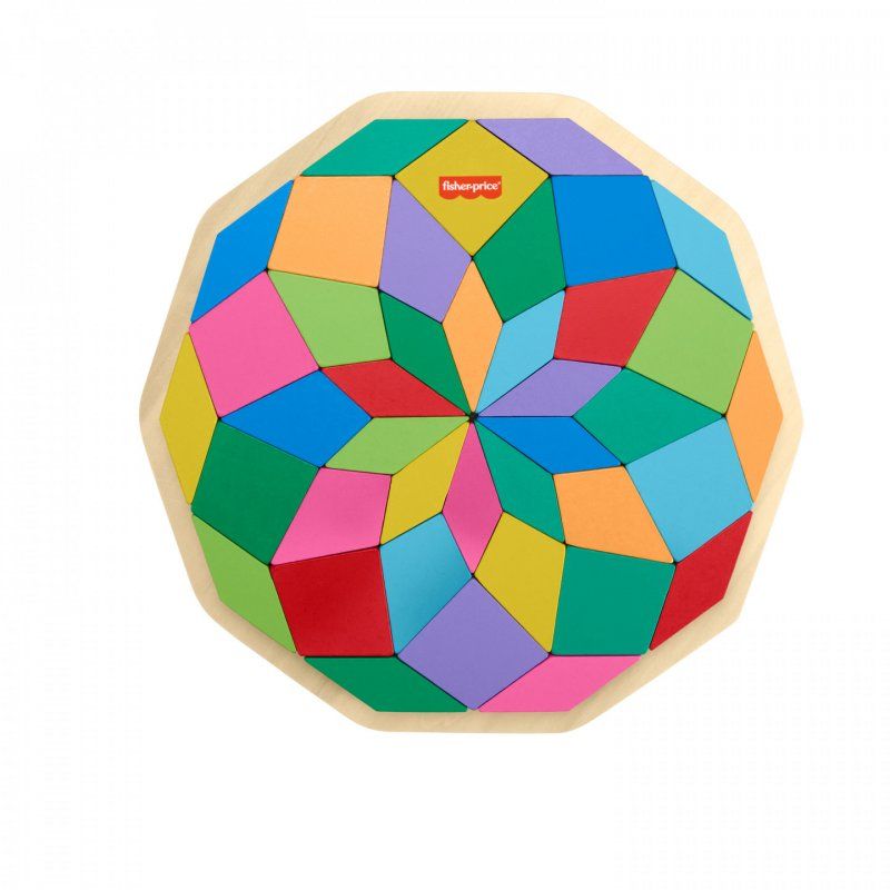 Fisher-Price – Puzzle Mandala en Bois