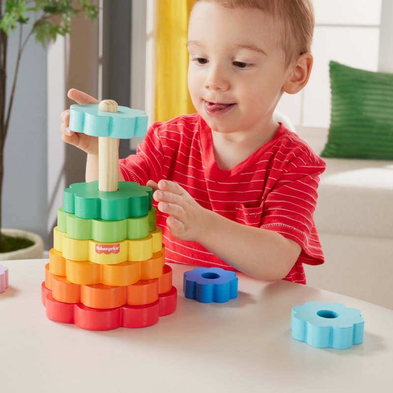 Fisher-Price Wooden Ring Stacker