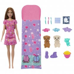 Barbie – Coffret Soirée Pyjama Chiots